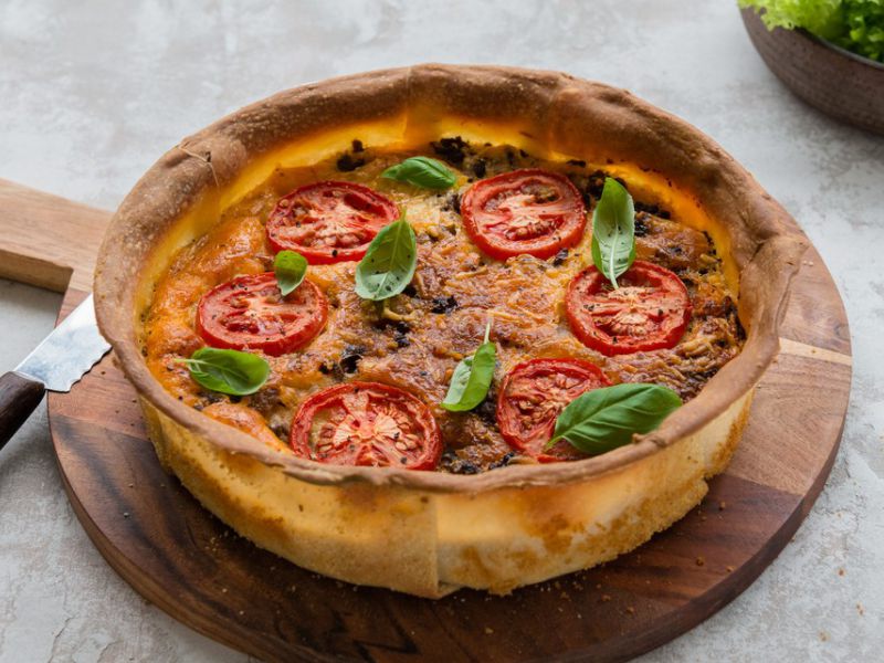 Quiche bolognese